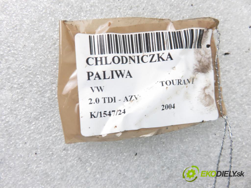 VW TOURAN (1T1, 1T2) MINIVAN 2004 100,00 2.0 TDI PD 16V 136 - AZV 1968,00 Chladič paliva 1K0203491
