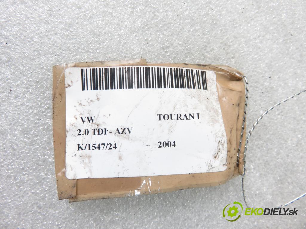 VW TOURAN (1T1, 1T2) MINIVAN 2004 100,00 2.0 TDI PD 16V 136 - AZV 1968,00 Brzdič strmeň PP