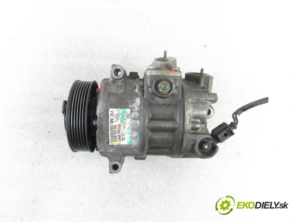 VW TOURAN (1T1, 1T2) MINIVAN 2004 100,00 2.0 TDI PD 16V 136 - AZV 1968,00 KOMPRESOR: klimatizácie 1K0820803S (Kompresory klimatizácie)