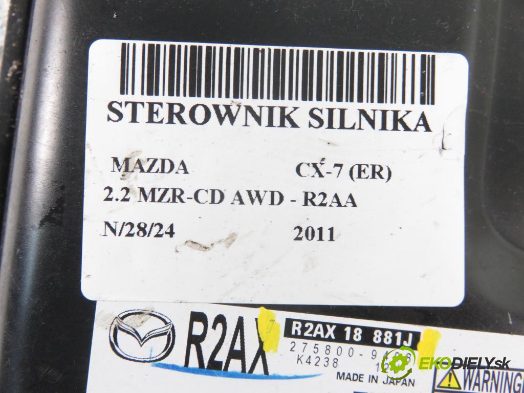 MAZDA CX-7 (ER) SUV 2011 0,00 2.2 MZR-CD AWD - R2AA 2184,00 řídící jednotka motora R2AX18881J ; 2758009498