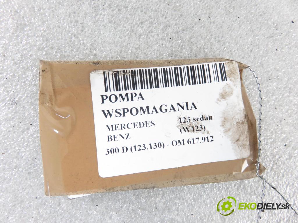 MERCEDES-BENZ 123 sedan (W123) SEDAN 1978 65,00 300 D 88 - OM 617.912 2998,00 Pumpa servočerpadlo 7672501284 (Servočerpadlá, pumpy riadenia)