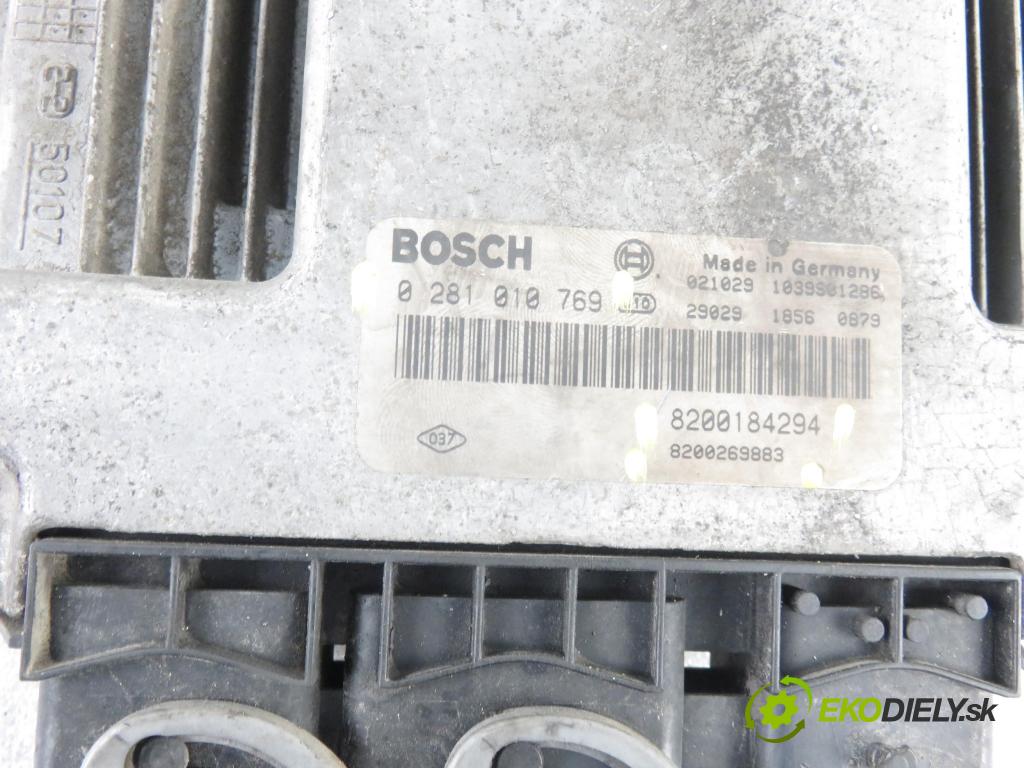 RENAULT MEGANE II (BM0/1_, CM0/1_) HB 2004 88,00 1.9 dCi 120 - F9Q 800 1870,00 Riadiaca jednotka Motor 8200184294 ; 8200269883 ; 0281010769