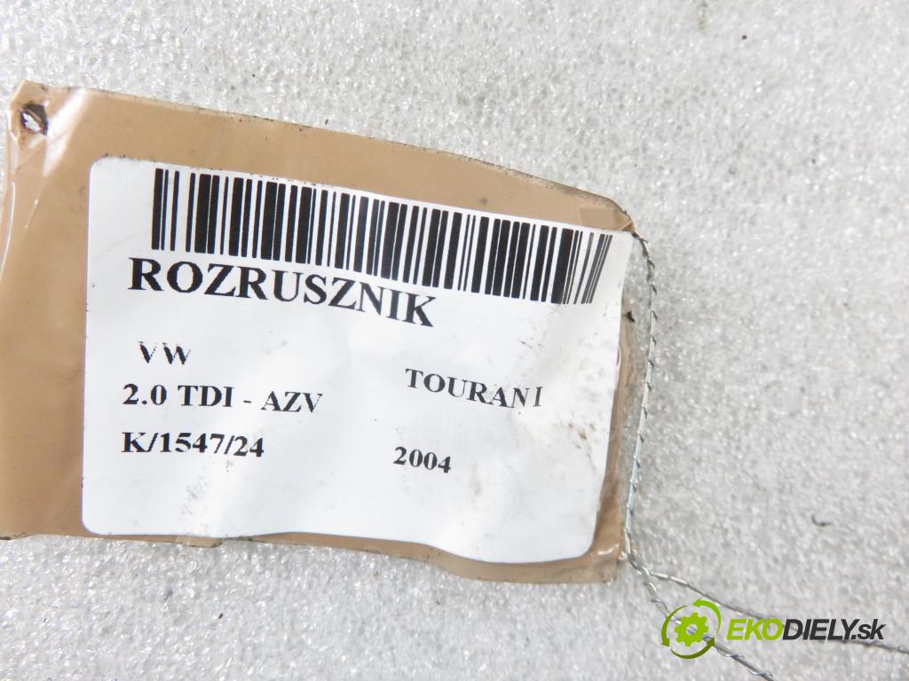 VW TOURAN (1T1, 1T2) MINIVAN 2004 100,00 2.0 TDI PD 16V 136 - AZV 1968,00 Štartér STX200034 (Štartéry)