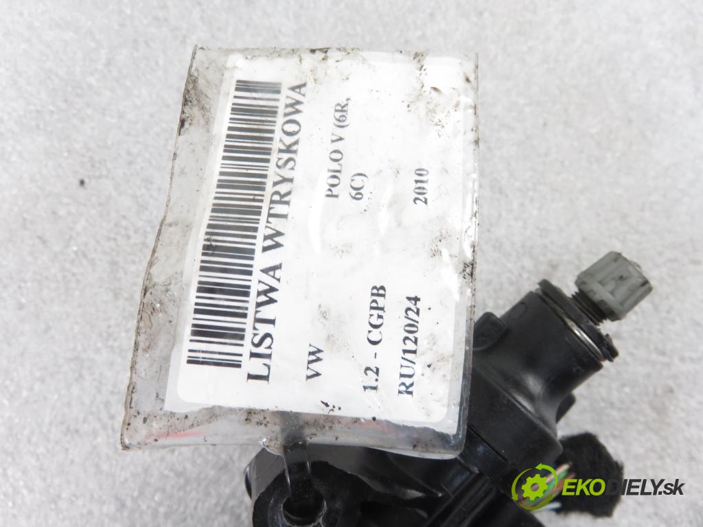 VW POLO (6R, 6C) HB 2010 44,00 1.2 - CGPB 1198,00 Lišta vstrekovacia 03E906031C ; 03E133320A ; 03E133319E (Vstrekovacie lišty)