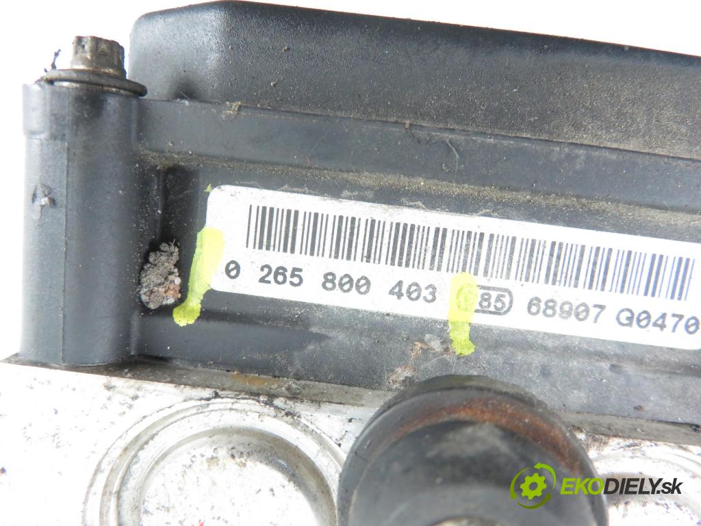 MITSUBISHI COLT VI (Z3_A, Z2_A) HB 2006 55,00 1.1 - 3A91 1124,00 Pumpa ABS 0265800403 ; 0265231502 ; MN116161 (Pumpy ABS)