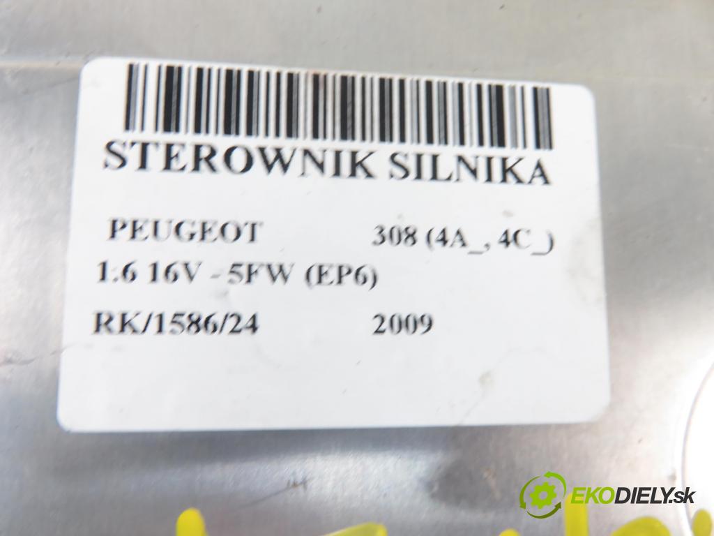 PEUGEOT 308 (4A_, 4C_) HB 2009 88,00 1.6 VTi 120 - 5FW (EP6) 1598,00 Riadiaca jednotka Motor 9666235880 ; 0261201863