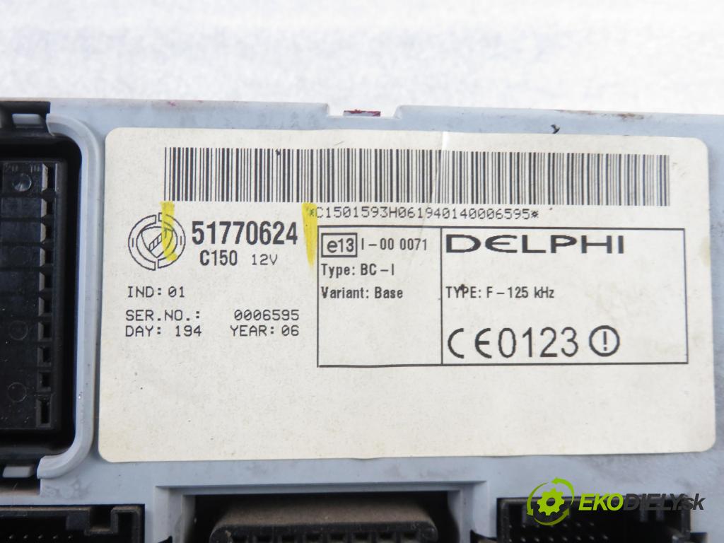 FIAT DOBLO Cargo (223_) FURGON 2005 55,00 1.3 D Multijet - 199 A2.000 1248,00 MODUL BSI 51770624
