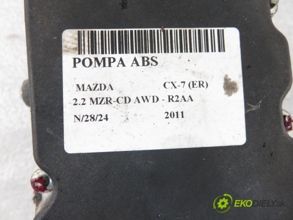 MAZDA CX-7 (ER) SUV 2011 127,00 2.2 MZR-CD 173 AWD - R2AA 2184,00 Pumpa ABS 0265951191 ; EH46437A0 ; 0265235622 (Pumpy ABS)