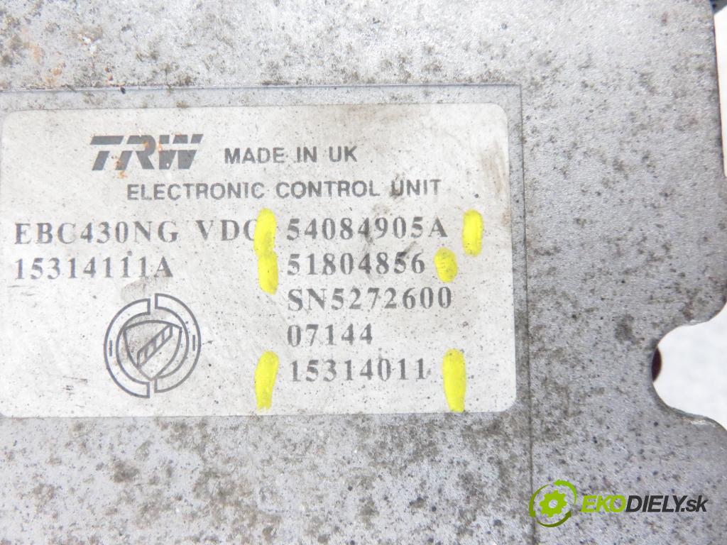 ALFA ROMEO 159 Sportwagon (939_) KOMBI 2007 110,00 1.9 JTDM 16V - 939 A2.000 1910,00 Pumpa ABS 15314011 ; 51804856 (Pumpy ABS)