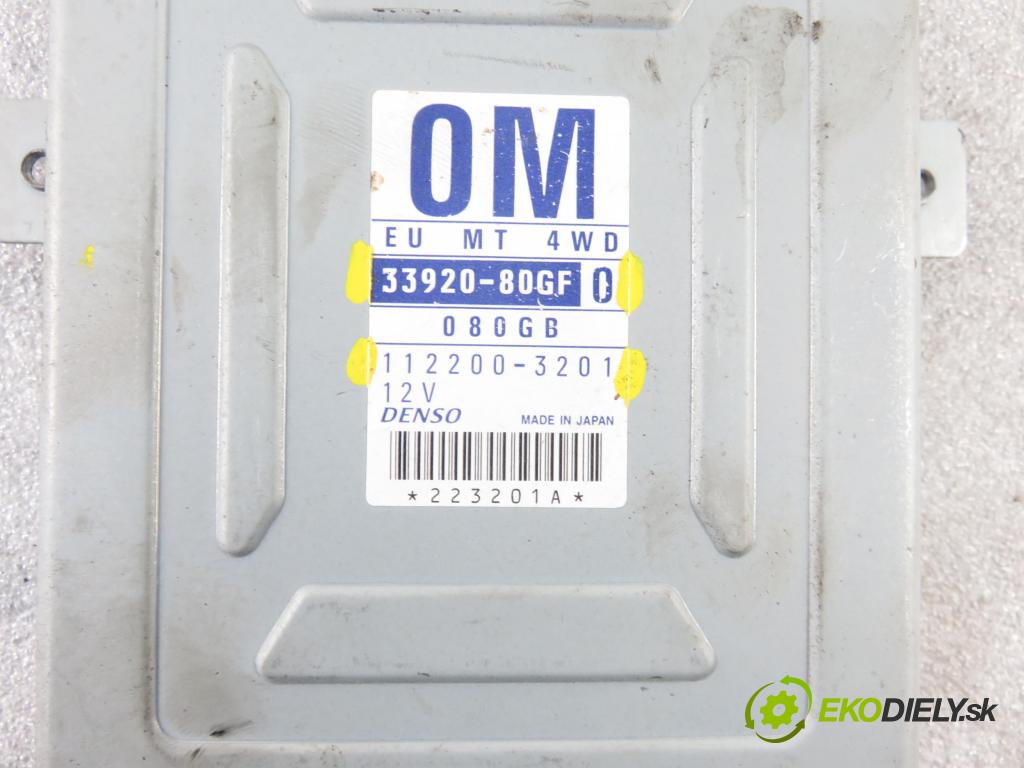 SUZUKI IGNIS (FH) HB 2001 61,00 1.3 4WD 83 (RG413) - M13A 1328,00 řídící jednotka motora 3392080GF0 ; 1122003201