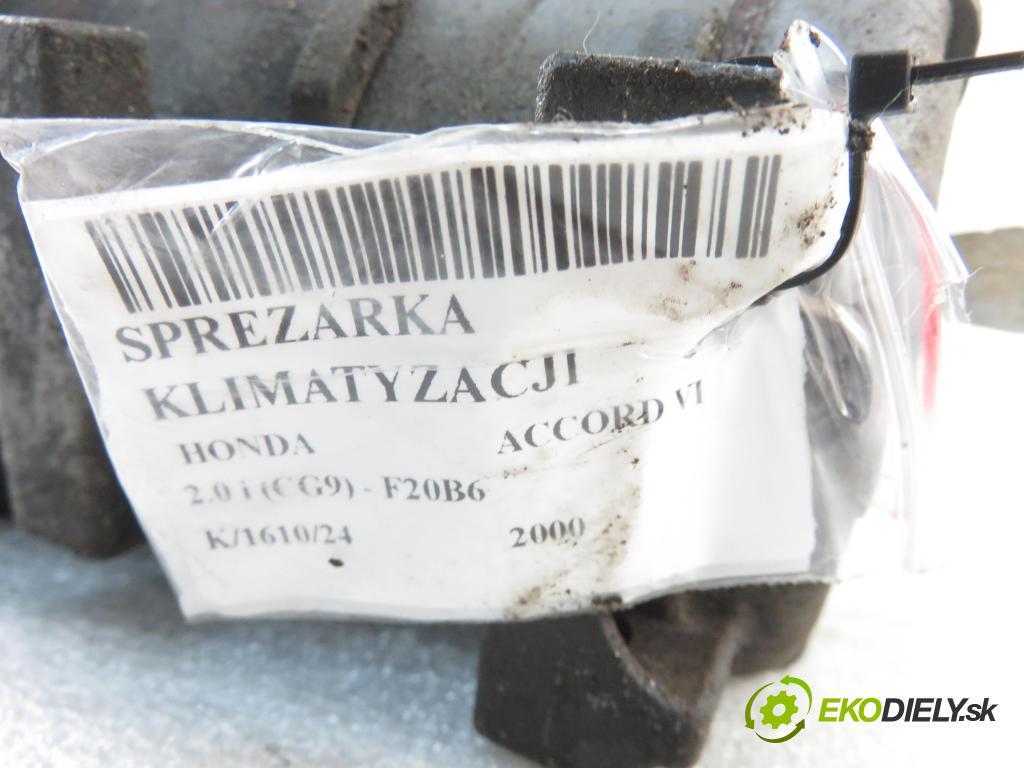 HONDA ACCORD VI (CK, CG, CH, CF8) SEDAN 2000 108,00 2.0 VTEC 147 - F20B6 1997,00 KOMPRESOR: klimatizace (Kompresory)