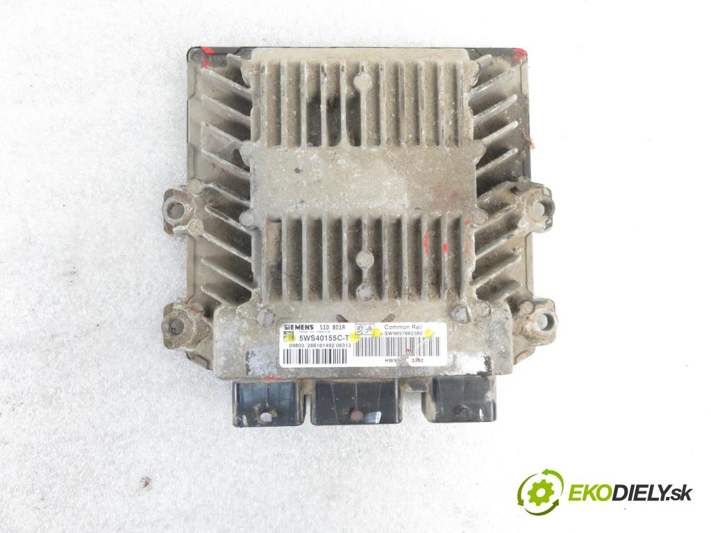 PEUGEOT PARTNER Skrzynia (5_, G_) FURGON 2006 66,00 2.0 HDi - RHY (DW10TD) 1997,00 řídící jednotka motora 9657662380 ; 5WS40155CT