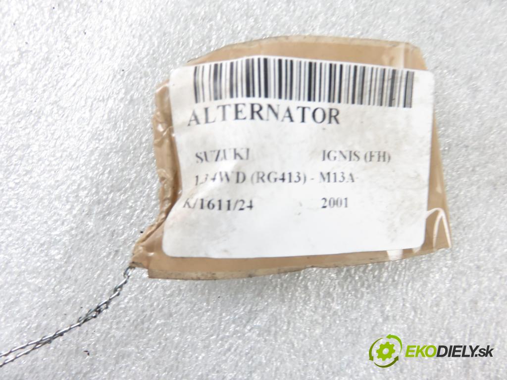 SUZUKI IGNIS (FH) HB 2001 61,00 1.3 4WD 83 (RG413) - M13A 1328,00 Alternátor  (Alternátory)