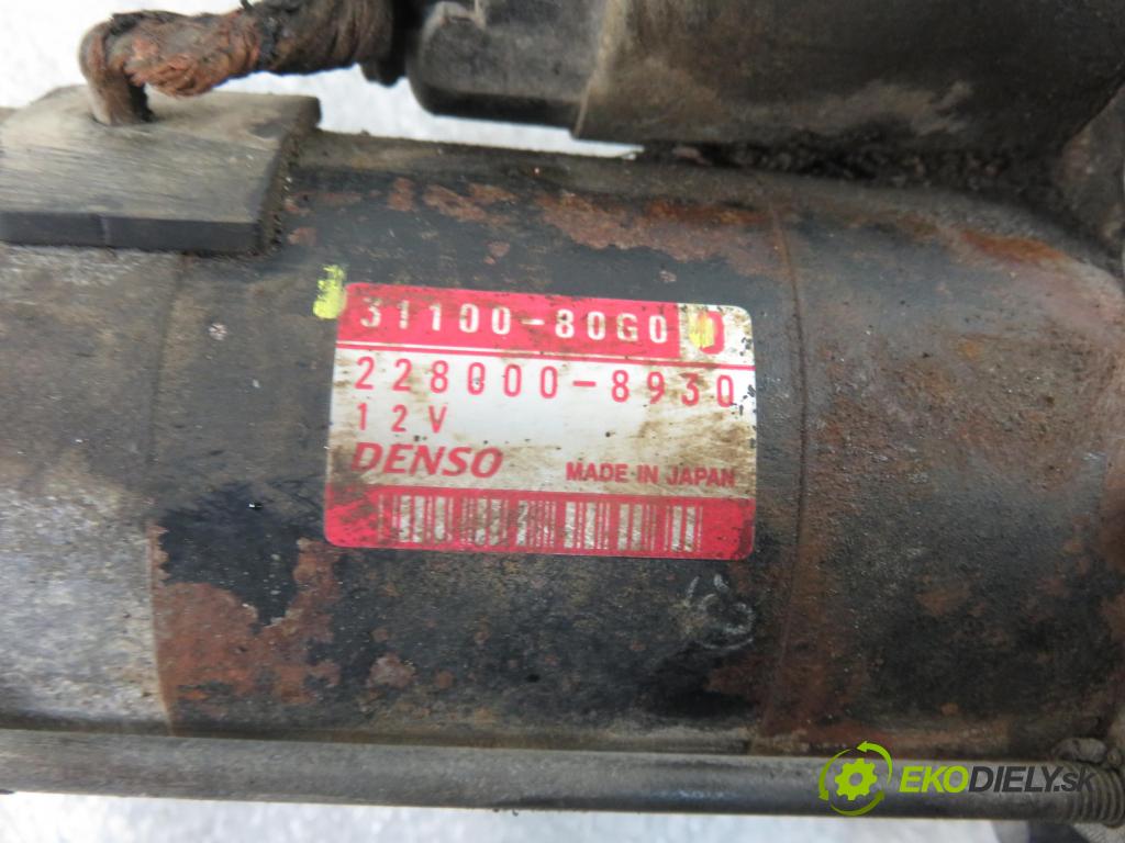 SUZUKI IGNIS (FH) HB 2001 61,00 1.3 4WD 83 (RG413) - M13A 1328,00 Štartér 3110080G0 ; 2280008930 (Štartéry)