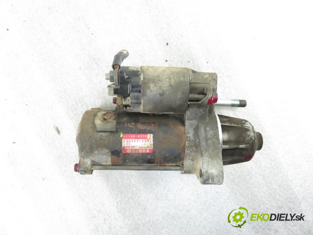 SUZUKI IGNIS (FH) HB 2001 61,00 1.3 4WD 83 (RG413) - M13A 1328,00 Štartér 3110080G0 ; 2280008930 (Štartéry)