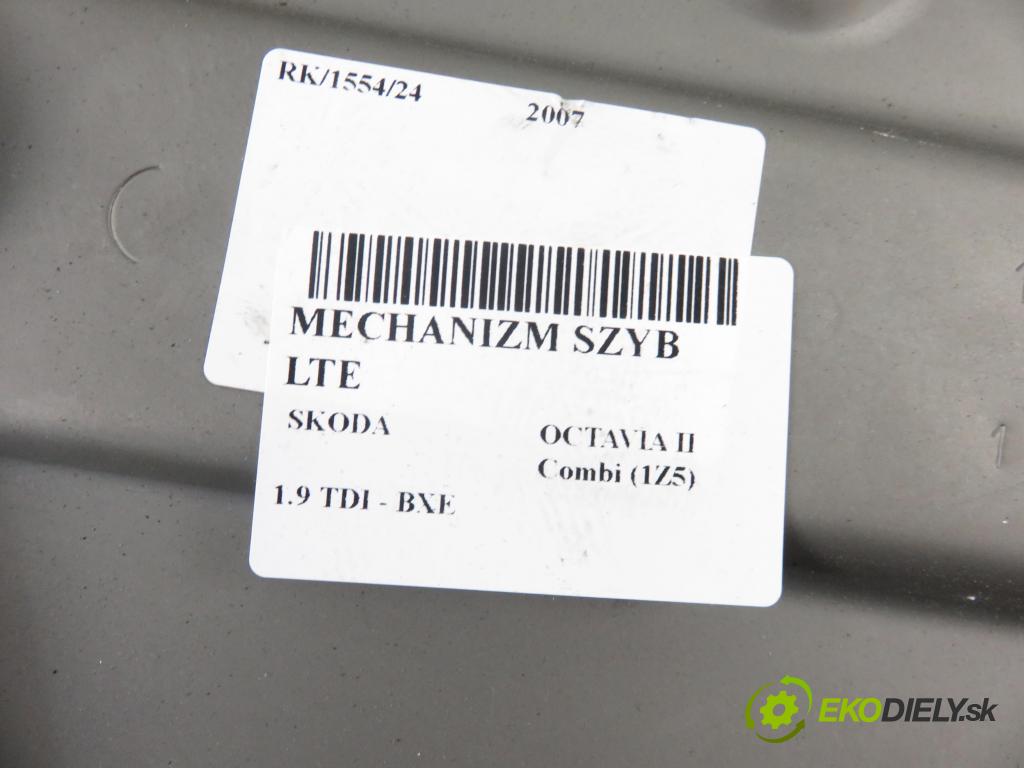 SKODA OCTAVIA II Combi (1Z5) KOMBI 2007 77,00 1.9 TDI - BXE 1896,00 mechanismus oken LTE 1K0959703J