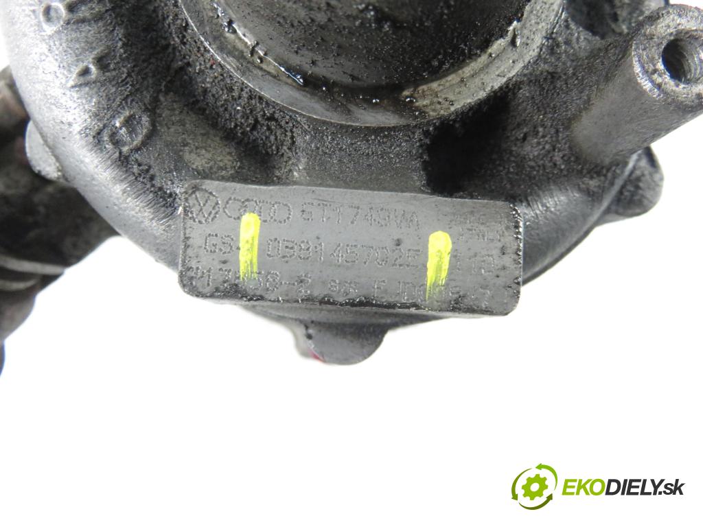 AUDI A4 (8E2, B6) SEDAN 2001 96,00 1.9 TDI PD 130 - AWX 1896,00 RYCHLONABÍJEČKA: 038145702E (Turbodúchadla (kompletní))