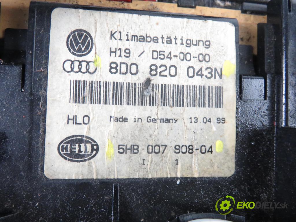 AUDI A4 Avant (8D5, B5) KOMBI 2000 81,00 1.9 TDI - AFN 1896,00 Panel topení KLIMATRONIK 8D0820043N ; 5HB00790804
