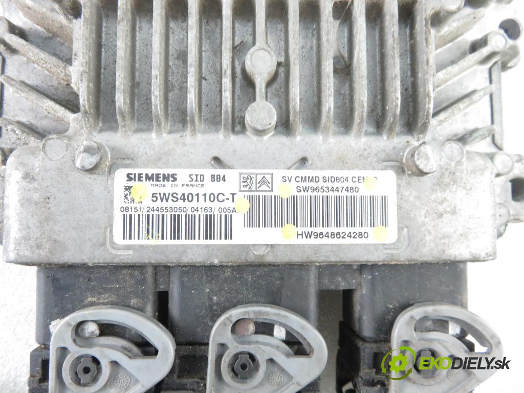 CITROEN C3 I (FC_) HB 2004 50,00 1.4 HDi 8V - 8HX 1398,00 Riadiaca jednotka Motor SW9653447480 ; 5WS40110CT ; HW9648624280