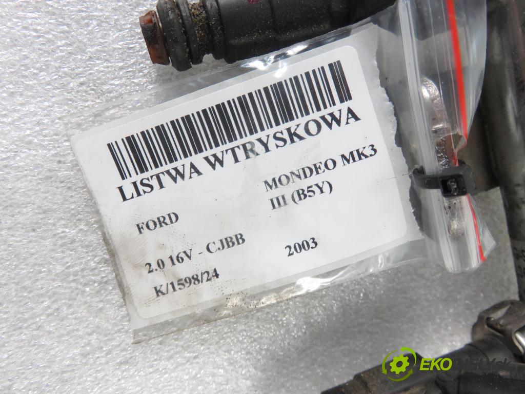 FORD MONDEO III (B5Y) LIFTBACK 2003 107,00 2.0 16V - CJBB 1999,00 Lišta vstrekovacia 4M8G9D280AA ; 0280156154 ; L36113150 (Vstrekovacie lišty)