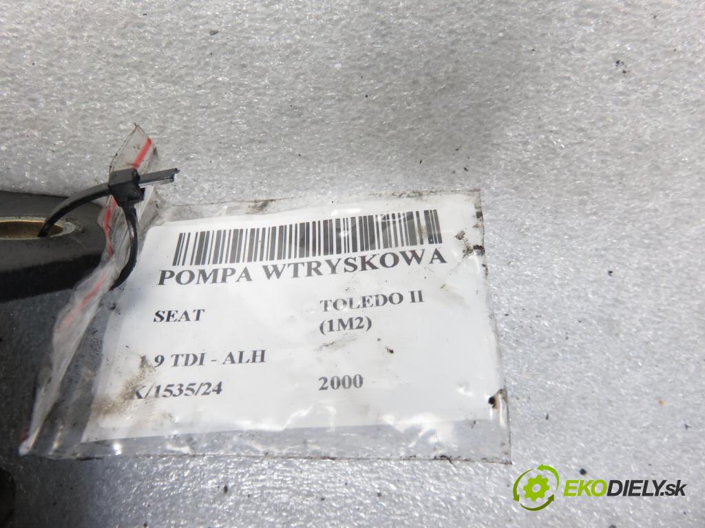 SEAT TOLEDO II (1M2) SEDAN 2000 66,00 1.9 TDI 90 - ALH 1896,00 Pumpa vstrekovacia 0460404977 ; 038130107D (Vstrekovacie čerpadlá)