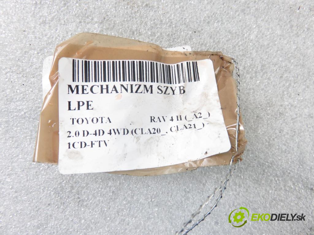 TOYOTA RAV 4 II (_A2_) SUV 2003 85,00 2.0 D-4D 4WD 116 - 1CD-FTV 1995,00 mechanismus oken 8572042070 ; 0620401160