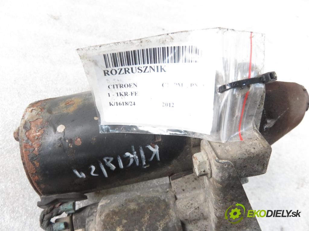 CITROEN C1 (PM_, PN_) HB 2012 50,00 1.0 12V R3 68 - 1KR-FE 998,00 Štartér 281000Q021G ; 0001107439 (Štartéry)