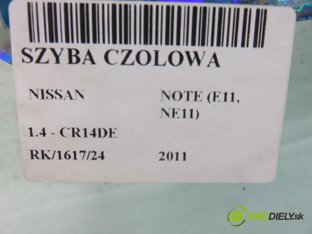 NISSAN NOTE (E11, NE11) MINIVAN 2011 65,00 1.4 - CR14DE 1386,00 Okno čelná