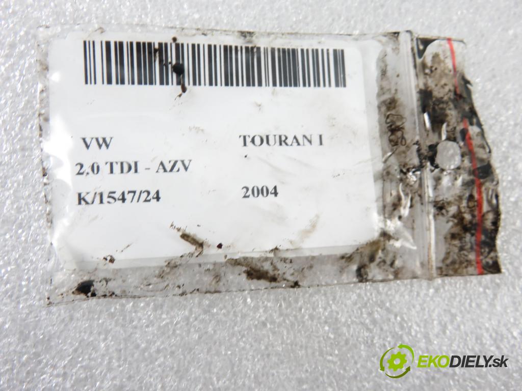 VW TOURAN (1T1, 1T2) MINIVAN 2004 100,00 2.0 TDI PD 16V 136 - AZV 1968,00 Vstrekovač 03G130073B ; 0414720403 (Vstrekovače)