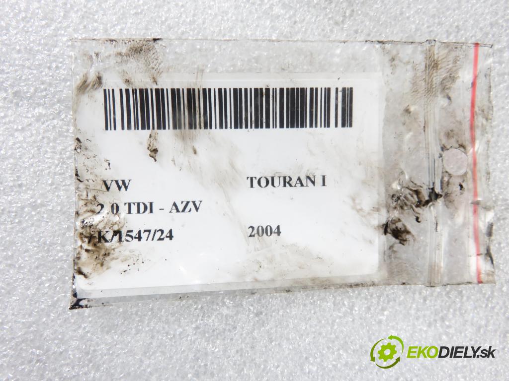 VW TOURAN (1T1, 1T2) MINIVAN 2004 100,00 2.0 TDI PD 16V 136 - AZV 1968,00 Vstrekovač 03G130073B ; 0414720403 (Vstrekovače)