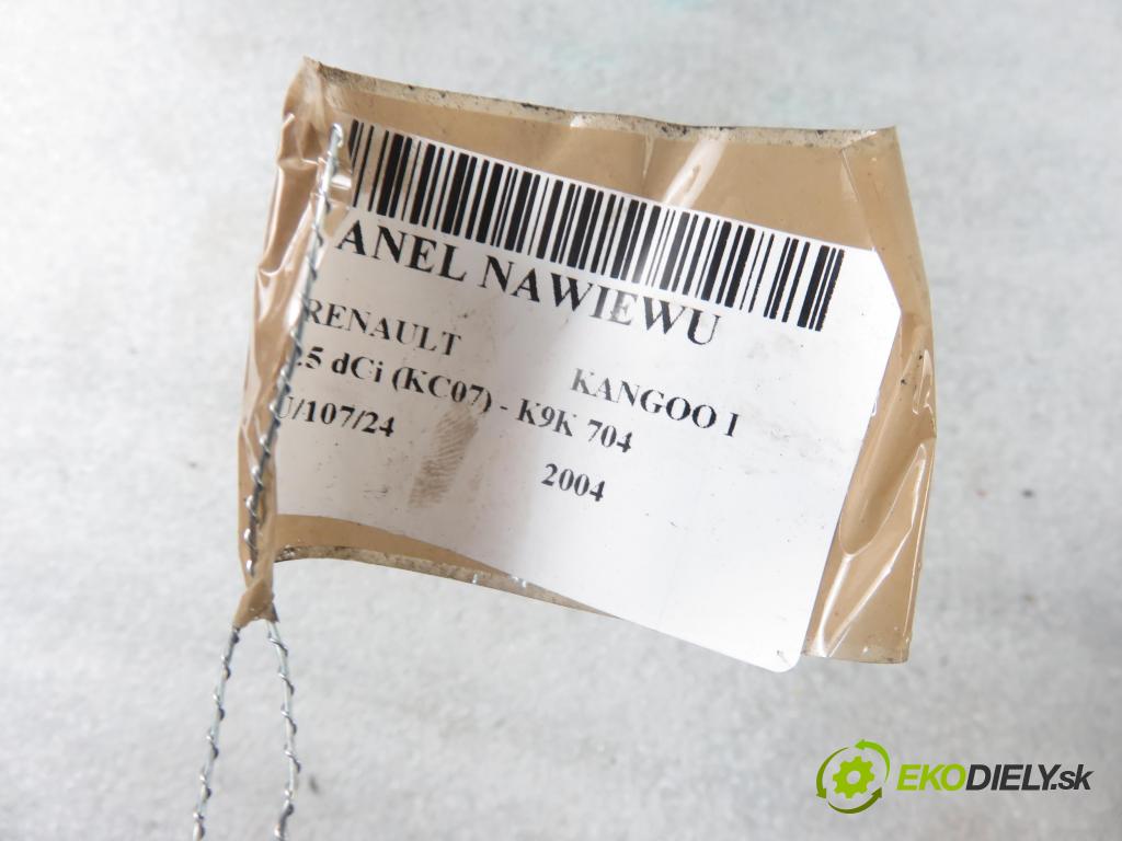 RENAULT KANGOO (KC0/1_) FURGON 2004 48,00 1.5 dCi 70 - K9K 704 1461,00 Panel topení D0498