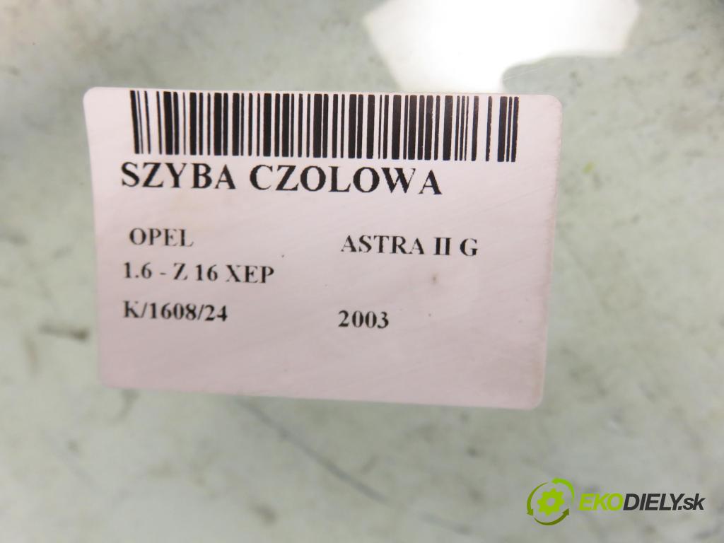 OPEL ASTRA G Кabriolet (F67) CABRIO 2003 76,00 1.6 103 - Z 16 XEP 1598,00 Okno čelná