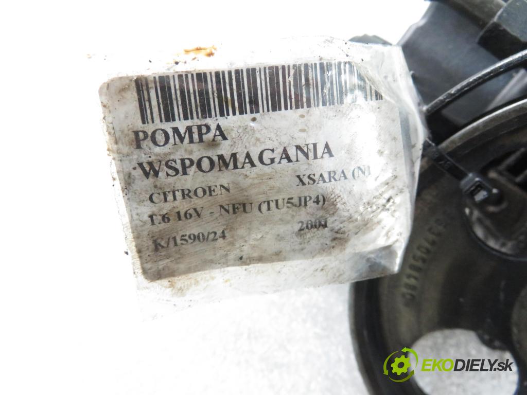CITROEN XSARA (N1) LIFTBACK 2001 80,00 1.6 16V 109 - NFU 1587,00 Pumpa servočerpadlo 9641267380 ; 26089919QR (Servočerpadlá, pumpy riadenia)