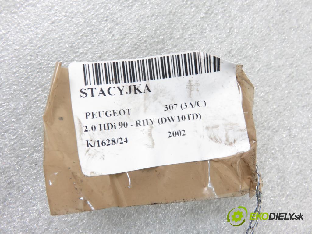 PEUGEOT 307 (3A/C) HB 2002 66,00 2.0 HDi 90 - RHY (DW10TD) 1997,00 spinačka 36353100 (Spínacie skrinky a kľúče)