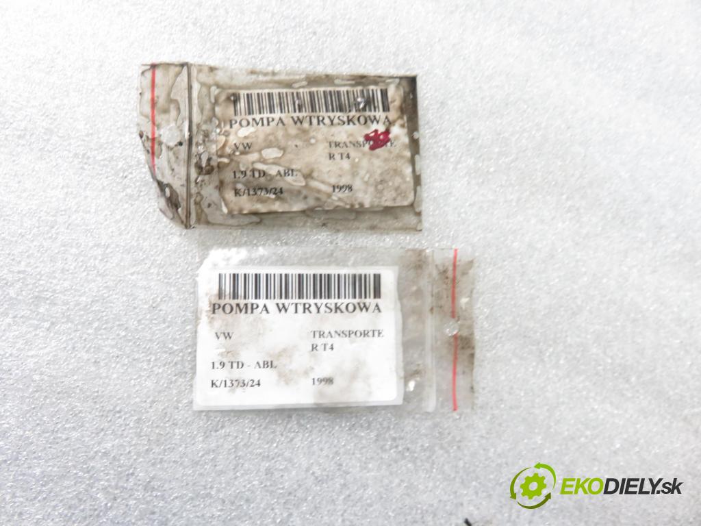 VW TRANSPORTER IV Skrzynia (70XA) FURGON 1998 50,00 1.9 TD 68 - ABL 1896,00 Pumpa vstrekovacia 028130107R (Vstrekovacie čerpadlá)
