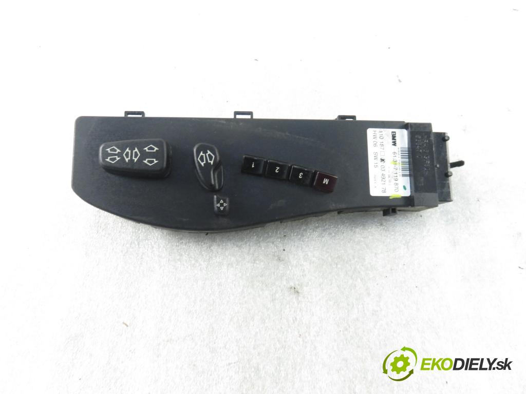 LAND ROVER RANGE ROVER III (L322) SUV 2006 130,00 3.0 D 4x4 - 306D1 2926,00 prepínač ovládania SEDADLO: 7119870