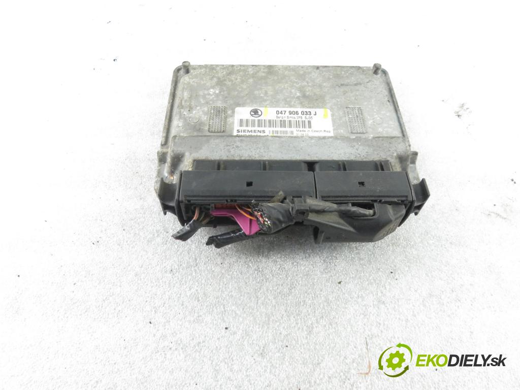 SKODA FABIA I (6Y2) HB 2002 44,00 1.4 MPi 60 - AZE 1397,00 Riadiaca jednotka Motor 047906033J ; 5WP4018112