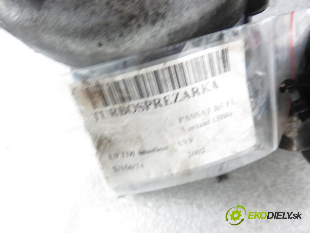 VW PASSAT B5.5 Variant (3B6) KOMBI 2002 96,00 1.9 TDI 4motion - AVF 1896,00 RYCHLONABÍJEČKA: 038145702G (Turbodúchadla (kompletní))