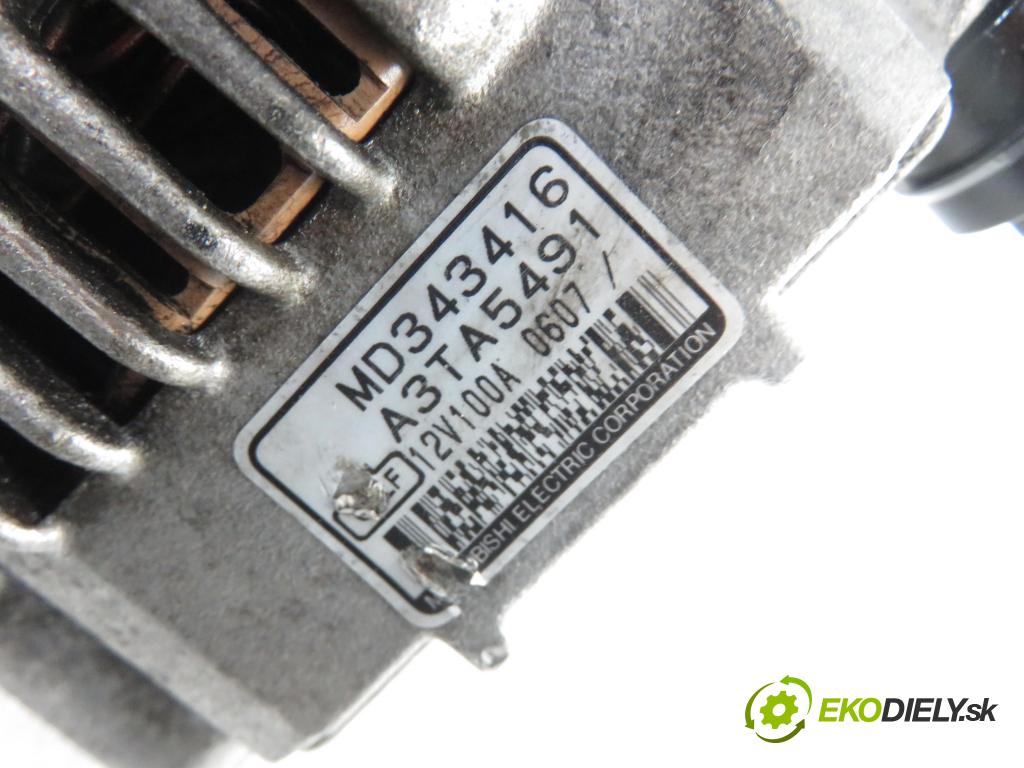 MITSUBISHI CARISMA Sedan (DA_) SEDAN 2001 92,00 1.8 16V GDI 125 - 4G93 (GDI) 1834,00 Alternátor MD343416 ; A3TA5491 (Alternátory)