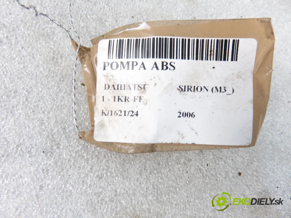 DAIHATSU SIRION (M3_) HB 2006 51,00 1 - 1KR-FE 998,00 pumpa ABS 89540B1010 ; 44510B1010 ; 06210904963 (Pumpy brzdové)
