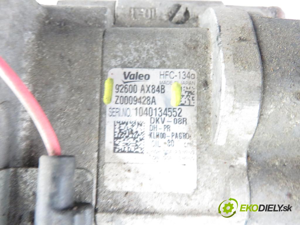 NISSAN NOTE (E11, NE11) MINIVAN 2011 65,00 1.4 - CR14DE 1386,00 KOMPRESOR: klimatizace 92600AX84B ; Z0009428A (Kompresory)