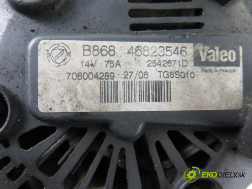 FIAT DOBLO Cargo (223_) FURGON 2005 55,00 1.3 D Multijet - 199 A2.000 1248,00 Alternátor 46823546 (Alternátor)