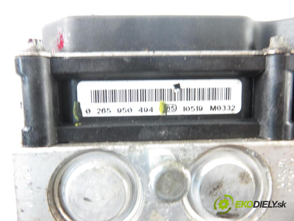 NISSAN NOTE (E11, NE11) MINIVAN 2011 65,00 1.4 - CR14DE 1386,00 Pumpa ABS 0265950494 ; 476601U600 ; 0265235043 (Pumpy ABS)