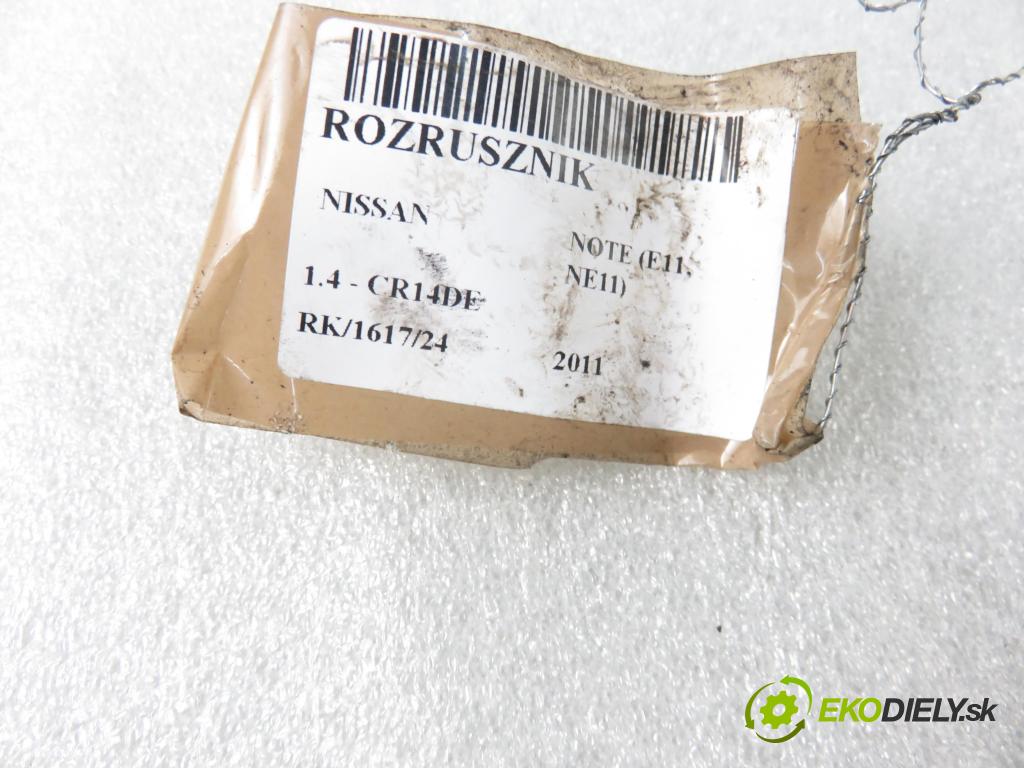 NISSAN NOTE (E11, NE11) MINIVAN 2011 65,00 1.4 - CR14DE 1386,00 Štartér 233001F77C ; D7E40 (Štartéry)