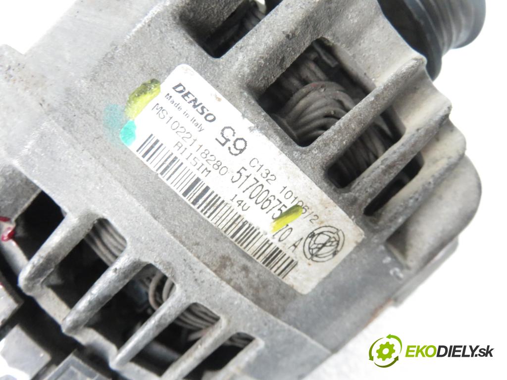 FIAT PANDA (169_) HB 2008 40,00 1.1 54 - 187 A1.000 1108,00 Alternátor 51700675 ; MS1022118280 (Alternátory)