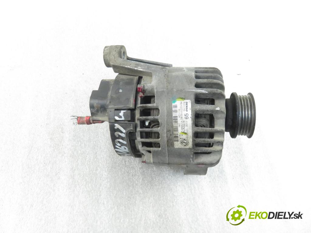 FIAT PANDA (169_) HB 2008 40,00 1.1 54 - 187 A1.000 1108,00 Alternátor 51700675 ; MS1022118280 (Alternátory)