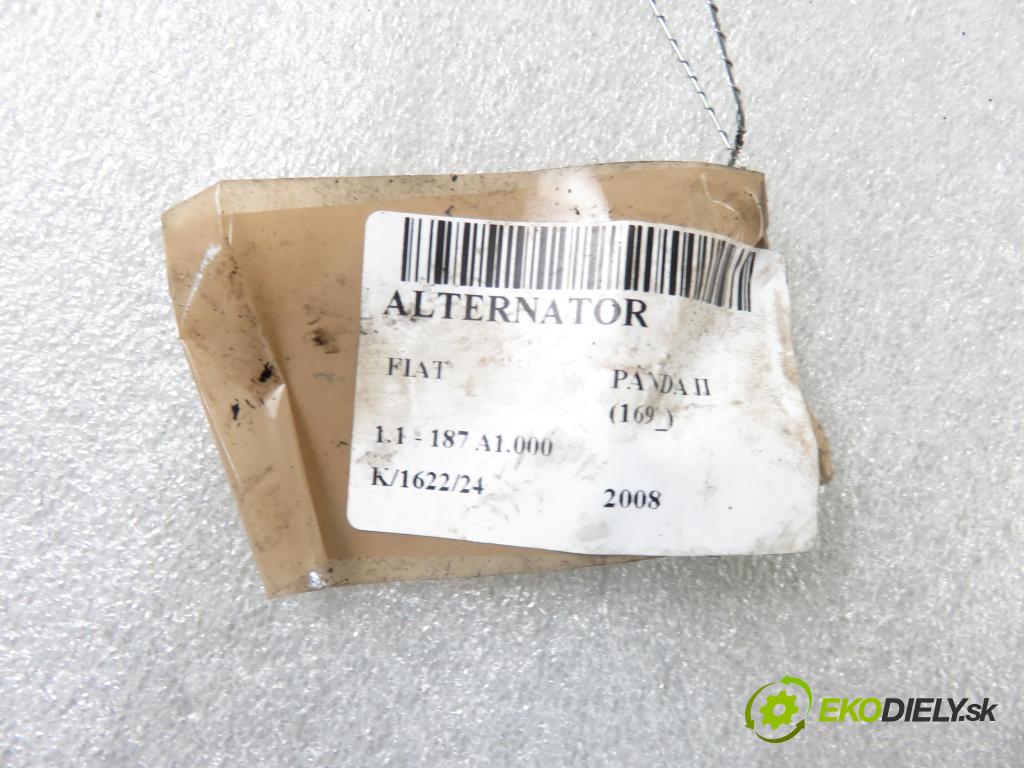 FIAT PANDA (169_) HB 2008 40,00 1.1 54 - 187 A1.000 1108,00 Alternátor 51700675 ; MS1022118280 (Alternátory)