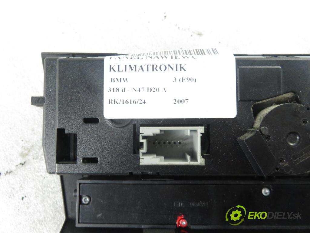 BMW 3 (E90) SEDAN 2007 105,00 318 d 143 - N47 D20 A 1995,00 Panel kúrenia KLIMATRONIK 9162983