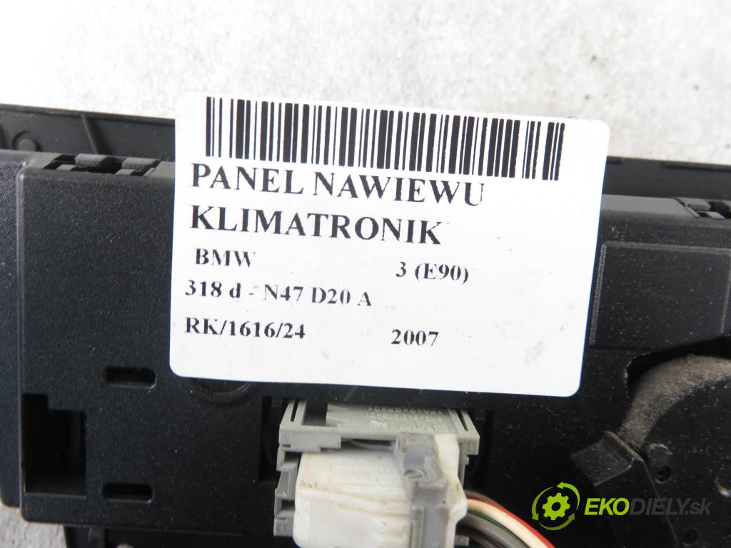 BMW 3 (E90) SEDAN 2007 105,00 318 d 143 - N47 D20 A 1995,00 Panel kúrenia KLIMATRONIK 9162983