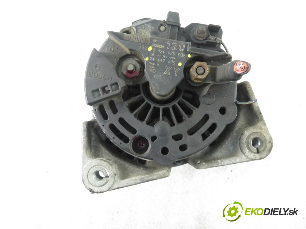 OPEL ASTRA G Кabriolet (F67) CABRIO 2003 76,00 1.6 103 - Z 16 XEP 1598,00 Alternátor 24447429 ; 0124425005 (Alternátory)